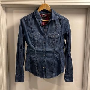 White House Black Market denim shirt